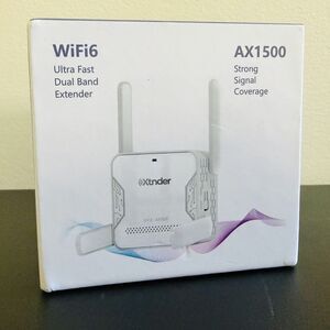 2025 AX1500 Wifi 6 Extender Signal Booster – 13,000 Sq.Ft Coverage, Dual-Band